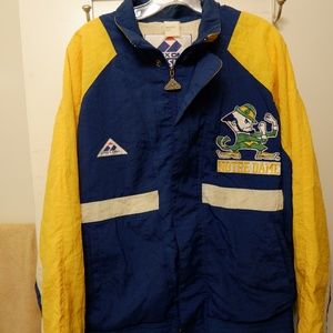 VINTAGE Notre Dame Apex One Windbreaker Jacket